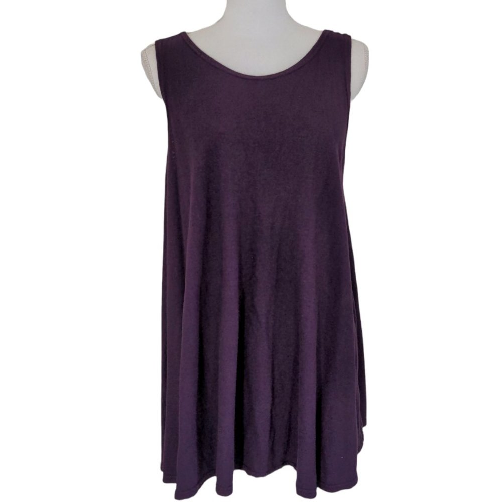 Hemp & Company It's Only Natural Women's Flow Tank Tunic Blouse Medium